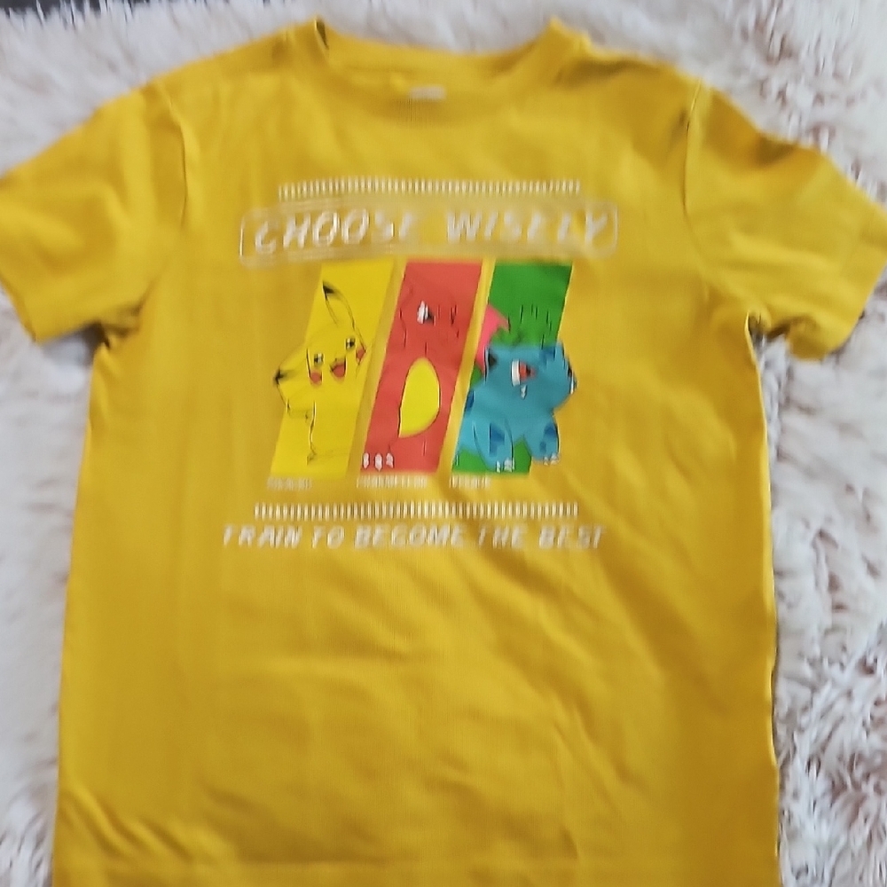 Old Navy Bright Yellow Kids Tee with Fun Graphic